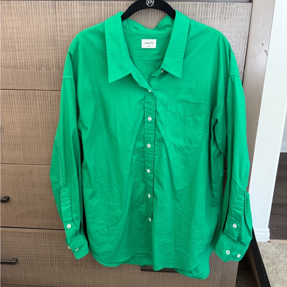 Wilfred Green Casual Button Down Shirt